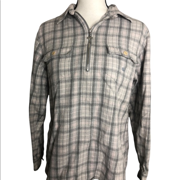 Lauren Ralph Lauren Flannel Plaid Long Sleeve Sz M - Picture 8 of 11